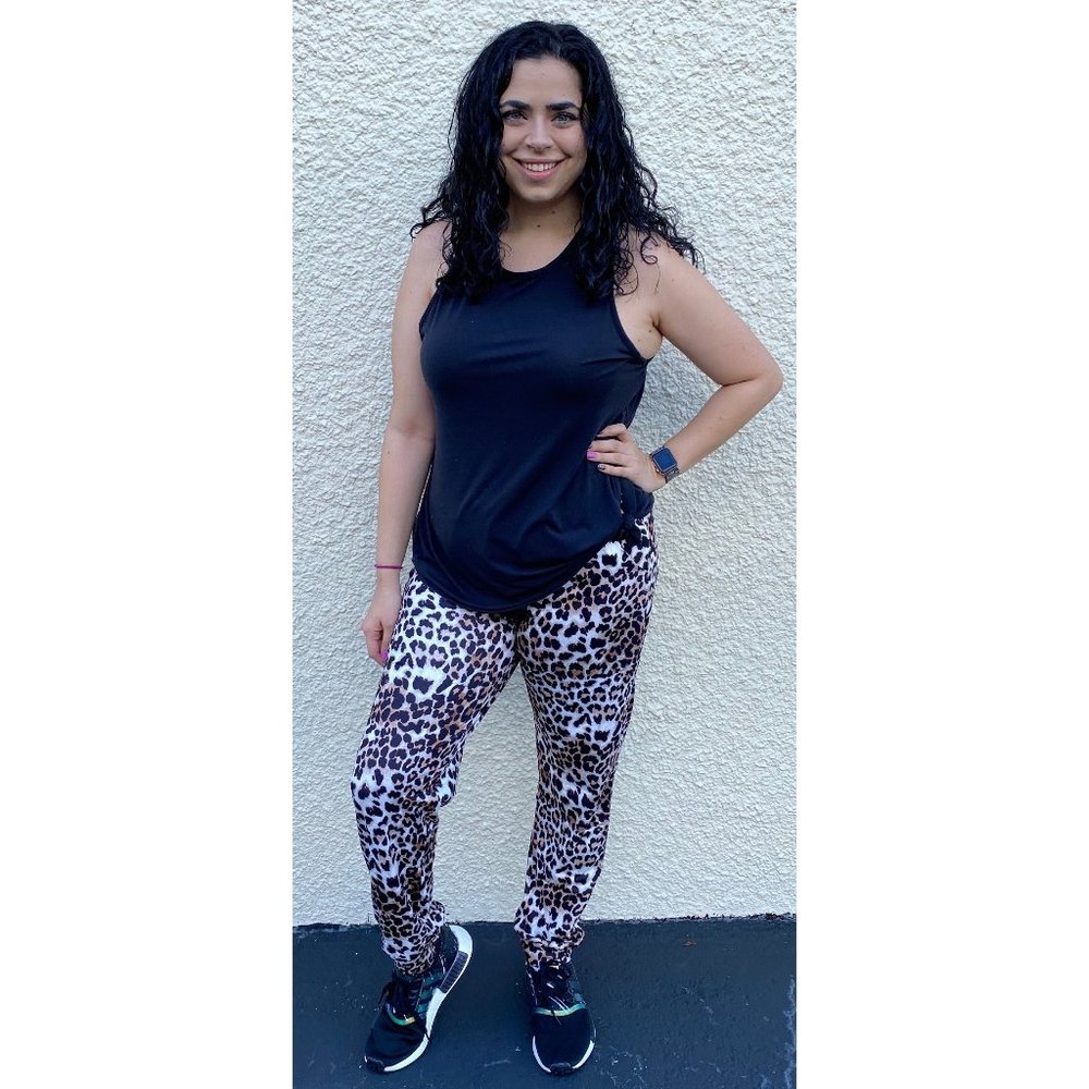 Shirley & Stone Leopard Joggers